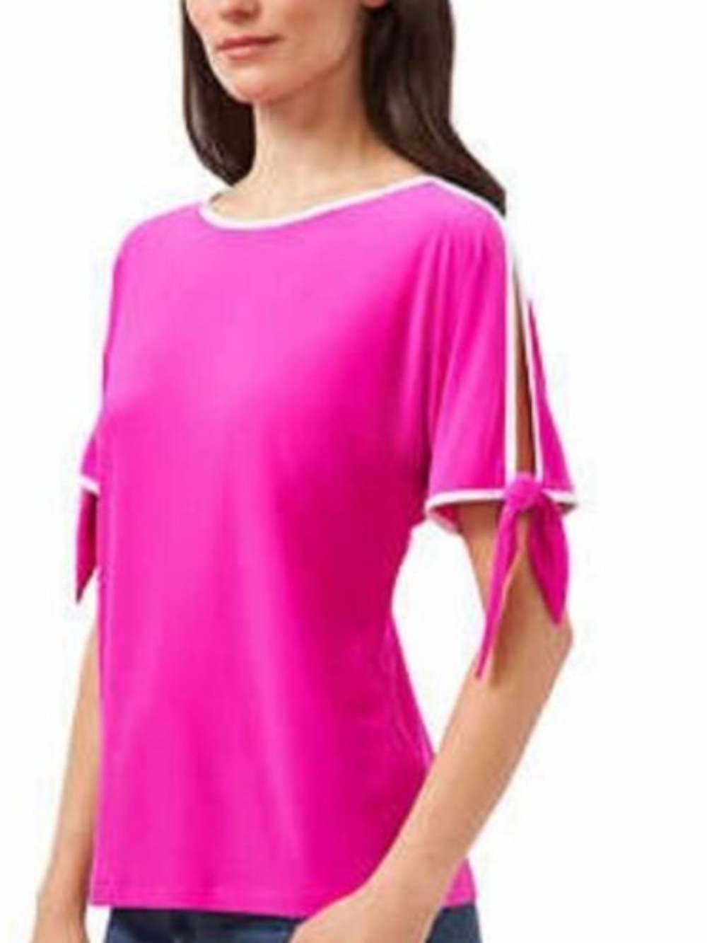 Two by Vince Camuto Women's Shirt, Fiercely Fuchsia